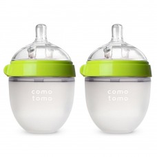 Comotomo Набор из 2х бутылочек для кормления 150мл (цвет зеленый)