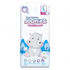 Joonies Premium Soft Подгузники L42,9-14 кг NEW