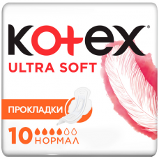 Kotex Ultra Soft Normal Pads Прокладки 10 шт