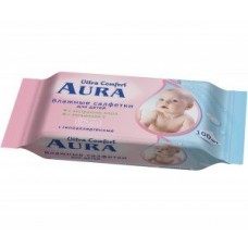 AURA Ultra Comfort Влажные салфетки для детей  100 шт