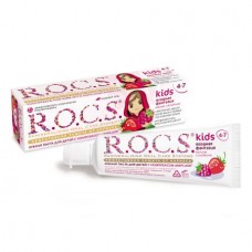 R.O.C.S Зубная паста со вкусом клубники 4-7 45 гр
