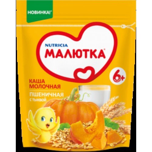 Каша молочная малютка пшеничная с бананом