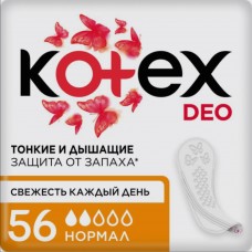 Kotex Super Slim Liners Ежедневки 56 шт