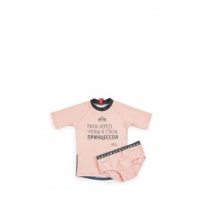happy baby Комплект купальный для девочек (футболка и плавки) (size 110-116 ) 50540