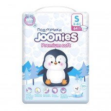 Joonies Premium Soft Подгузники S64,3-6 кг