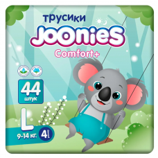 Joonies:Comfort+ Подгузники-трусики L44,9-14 кг