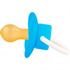 Just Lubby соска-пустышка латекс круглый сосок, с колпачком 0 мес + (27990)