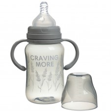 Mum&Baby Бутылочка для кормления, широкое горло,  от 3 мес., 270 мл., Little world coll арт.10328448