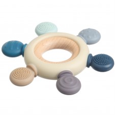 Mum&Baby Прорезыватель силиконовый «Массажер», цвет серый, фиолетовый, арт.9912654