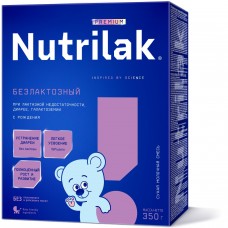 Nutrilak Premium безлактозный смесь специализированная сухая 350гр