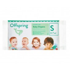 Offspring подгузники Travel pack S (3-7 кг) 3 расцветки, 3 шт
