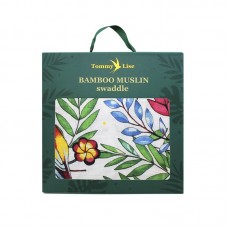 Tommy Lise Муслиновая пеленка BLOOMING DAY 120*120(70% бамбук,30%хлопок)