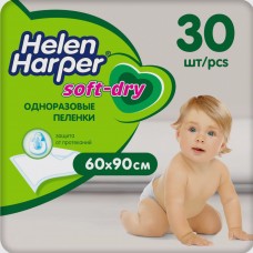 Helen Harper одноразовые пеленки детские 60х90см 30 шт