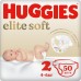 Huggies Elite Soft 2 (4-6 кг) 50 шт