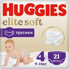 Huggies Трусики Pants Elite Soft L 4 (9-14кг) 21шт