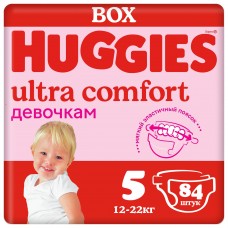 Huggies Ultra Comfort Disney Box Girl 5 (12-22кг) 84 шт