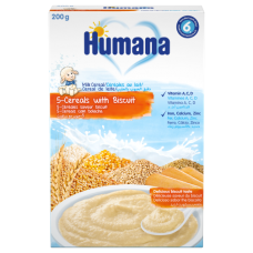Humana Каша Бисквитная злаковая 200гр