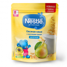 Nestle Каша Молочная Овсяная с кусочками груши