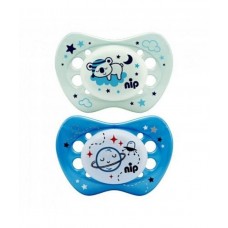 NIP соска пустышка силикон Night  4000821313101