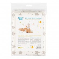 Roxy Kids Клеёнка-наматрасник с резинками-держателями, с рисунком 