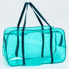 Сумка в роддом 30х50х25, цветной ПВХ, цвет бирюзовый 7048567