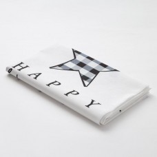 Крошка Я Пеленка Звезды, цв.серый 75*120 см, 136 г/м2, бязь, 100% хлопок