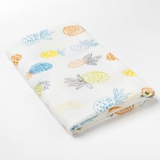 Крошка Я Пелёнка 70*120 см Фрукты (вид 2), муслин двухслойный, 100% хлопок
