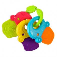 Крошка Я Погремушка-прорезыватель «Ключики на кольце», с эластичными деталями арт.7523309