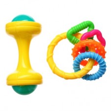 Крошка Я Набор погремушек «Маленькие радости», 2 шт, цвет МИКС арт.680402