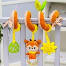 Мякиши Растяжка - спираль «Олененок Бемби», прорезыватель, пищалка, погремушка