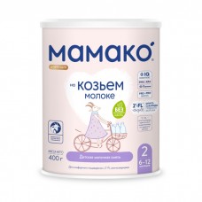 Мамако Premium на козьем молоке 2 с 6 мес 400 г смесь молочная адаптир.