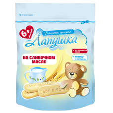 Слодыч Печенье детское растворимое Лапушка 120г