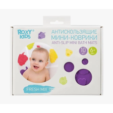 Roxy kids Антискользящие мини-коврики для ванны, 10 шт.