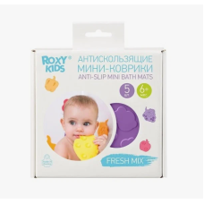 Roxy kids Антискользящие мини-коврики для ванны, 5 шт.